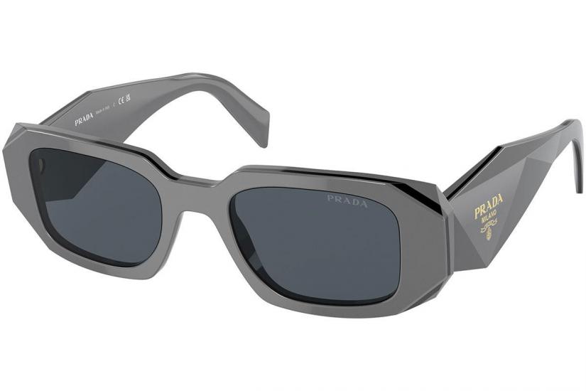 Prada PR 17WS (11N09T) 49 | Unisex Gri Güneş Gözlüğü